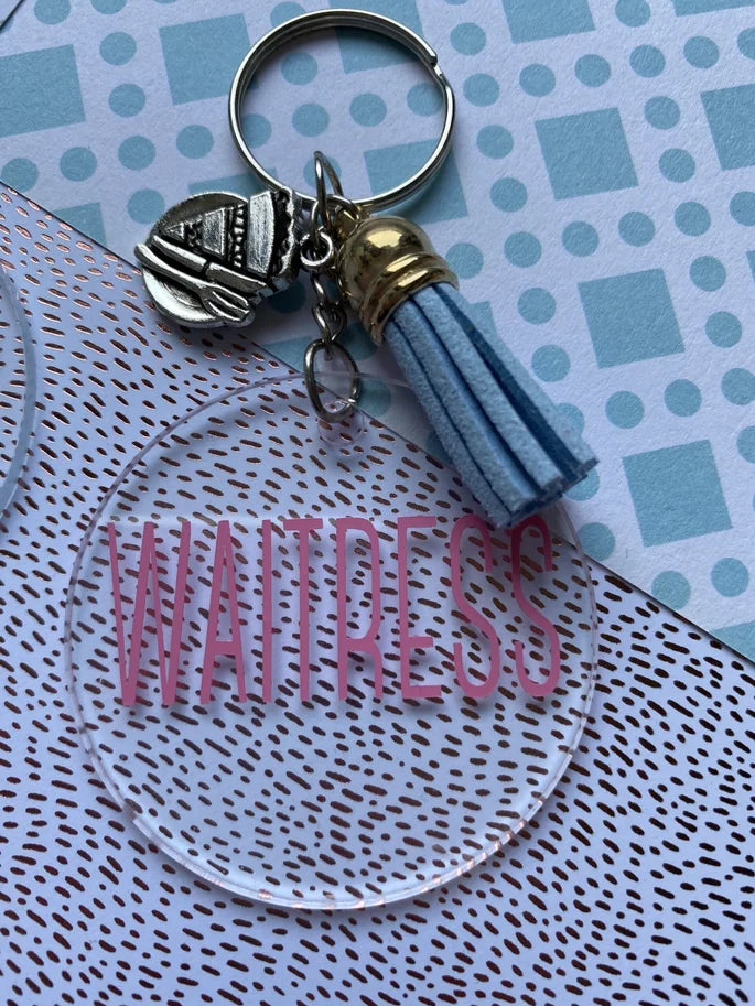Waitress the Musical Keychain