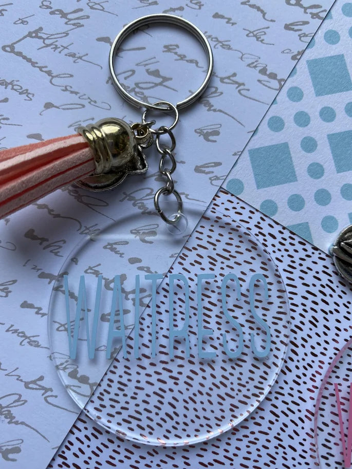Waitress the Musical Keychain
