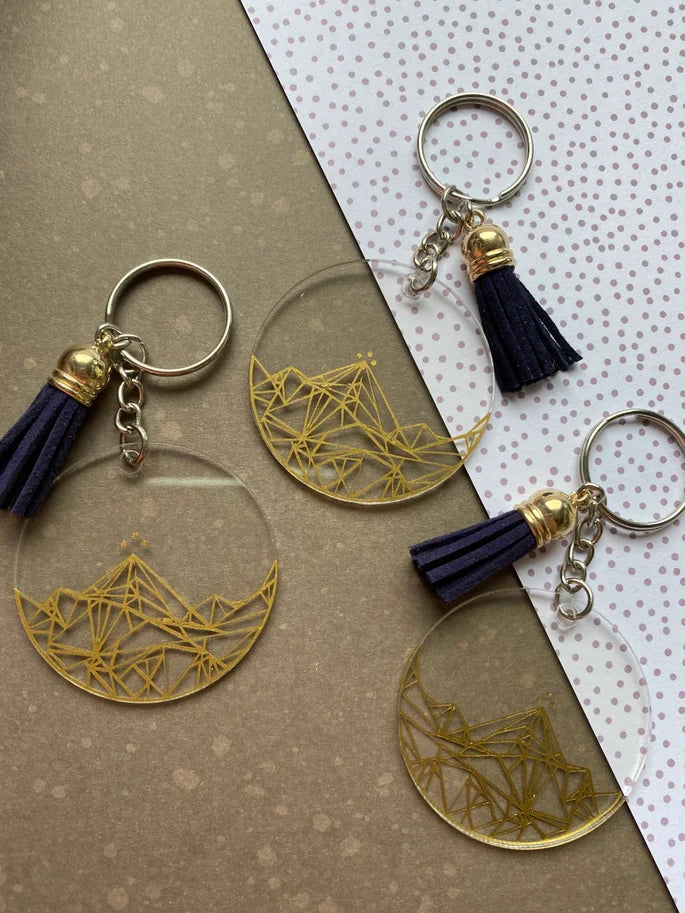 ACOTAR Keychain || Velaris Inspired Keychain