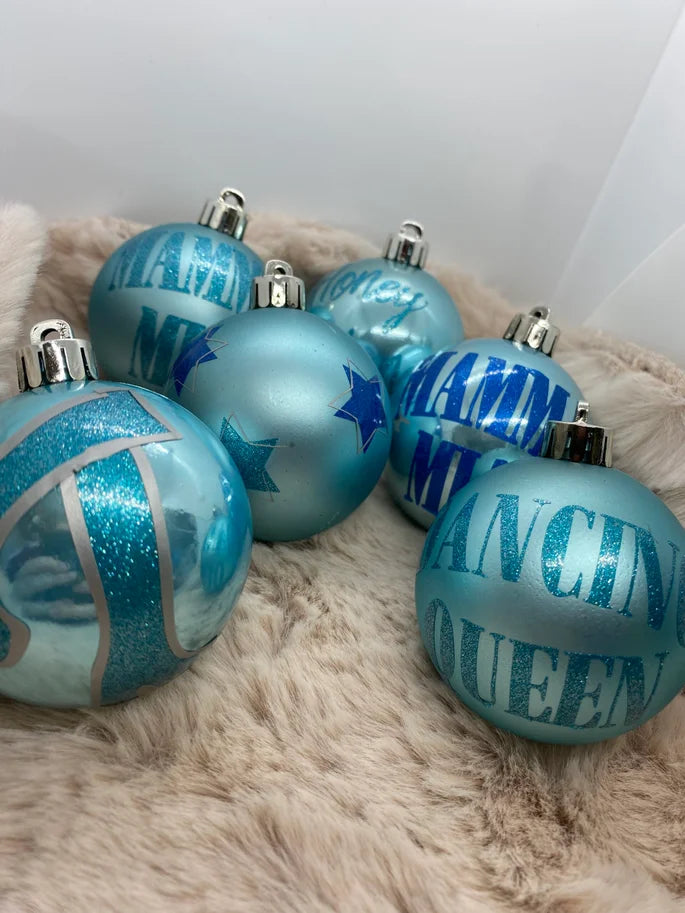 Mamma Mia the Musical / Movie Christmas Baubles