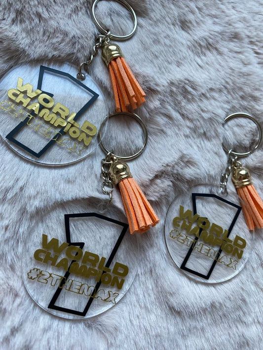 Max Verstappen, World Champion Keychain #2THEMAX