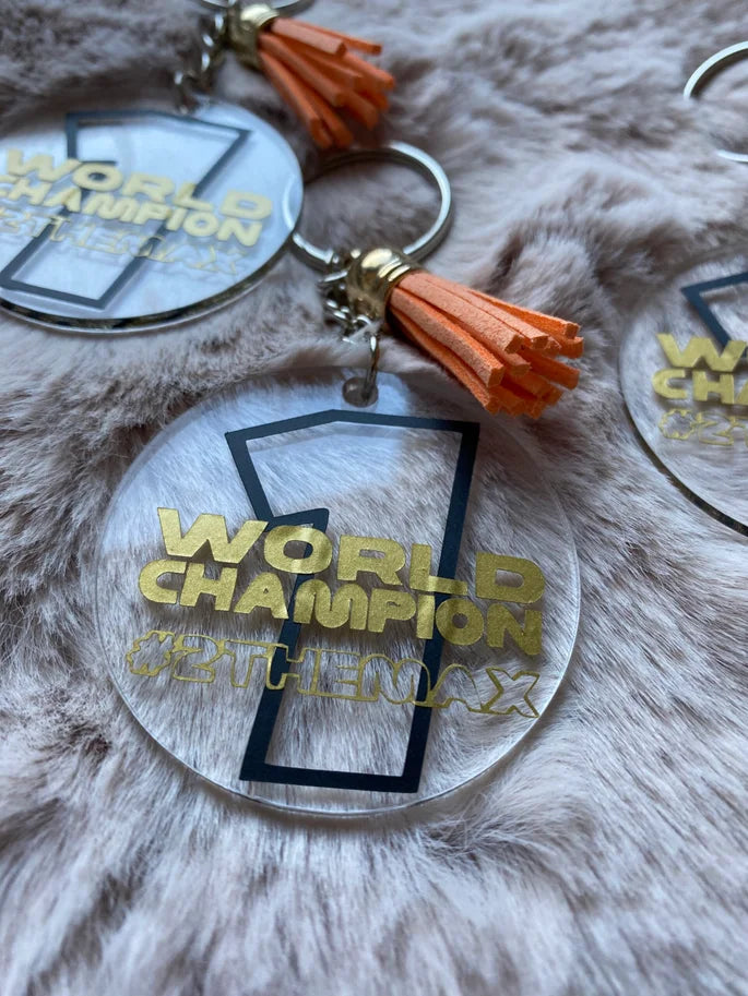 Max Verstappen, World Champion Keychain #2THEMAX