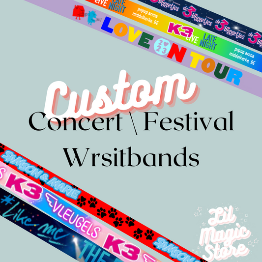 Custom Concert/Festival Bracelets - make it yourself!