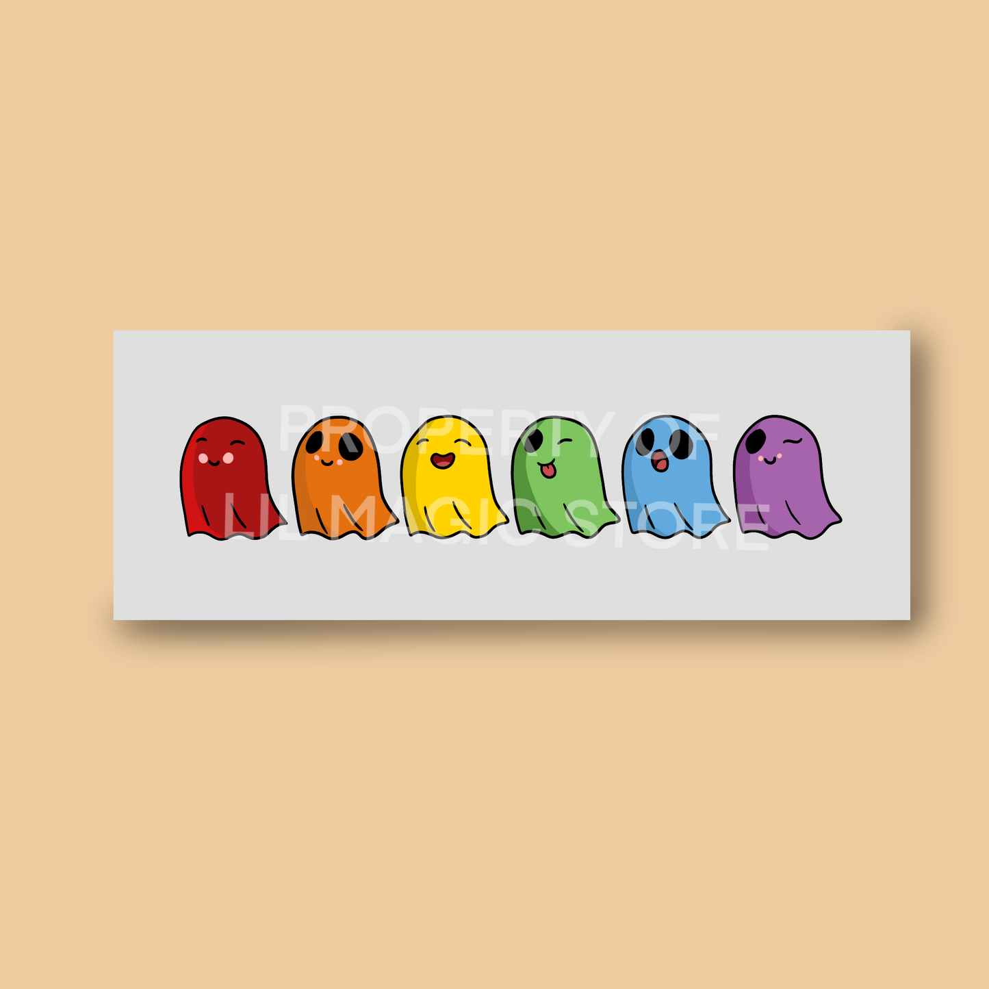 Spooky Bookmark Collection 2024 - Rainbow Spooks