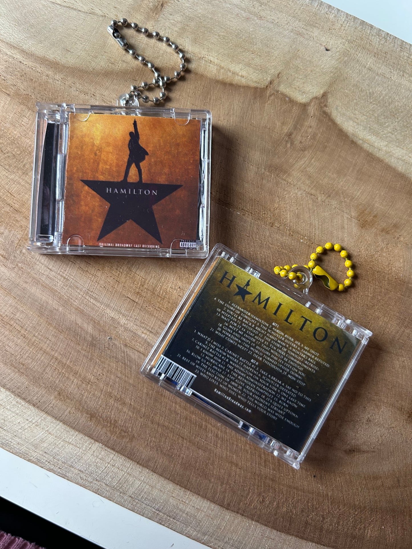 Hamilton || Mini CD Keychain