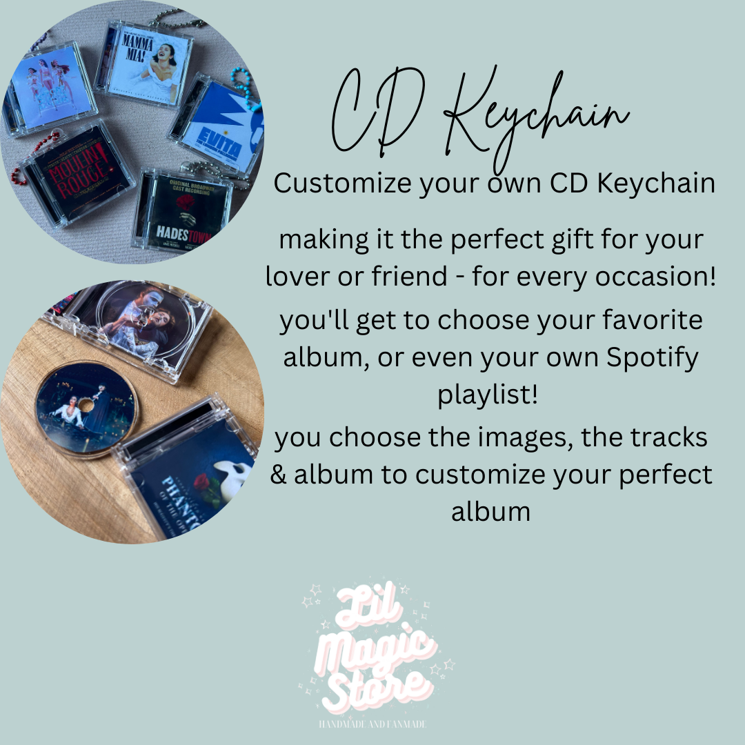 Custom CD Keychain - Make it yourself!