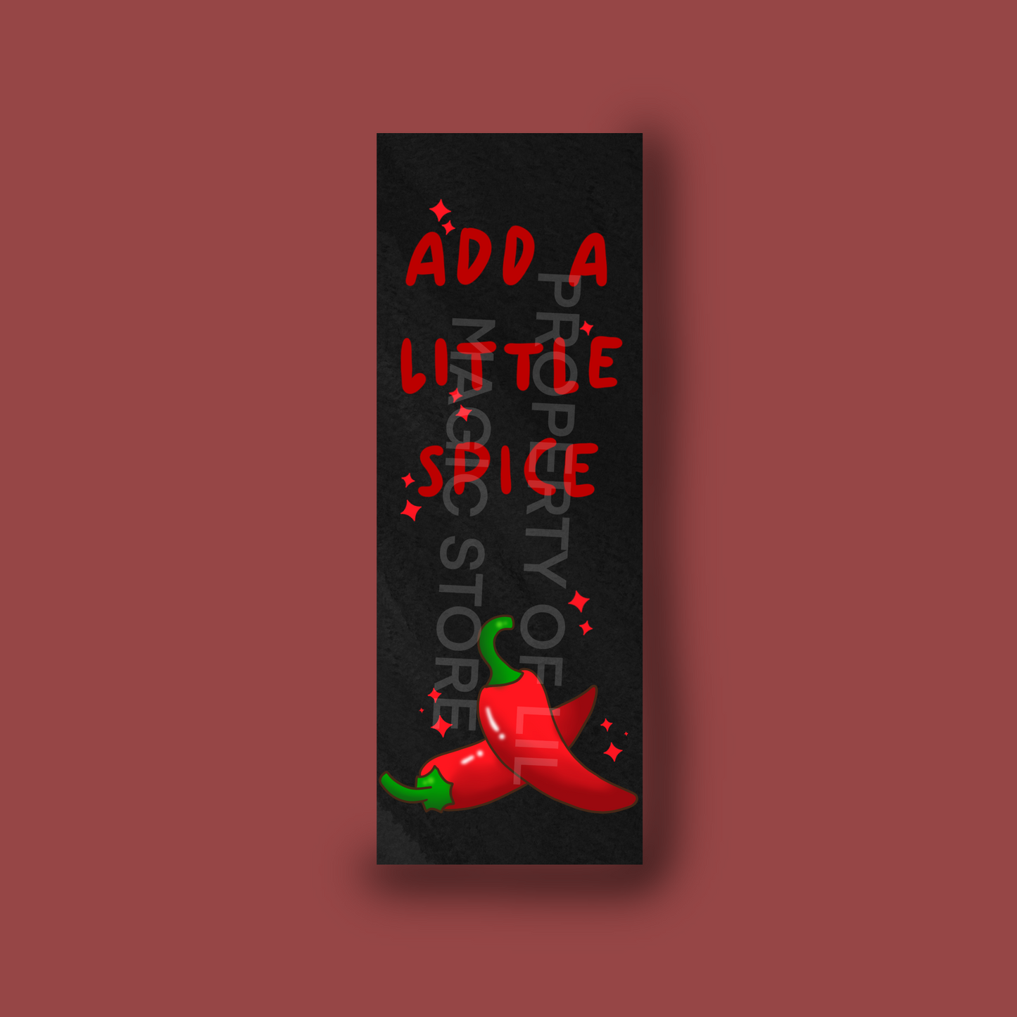 Add a little bit of ✨spice✨ || Handmade Bookmark