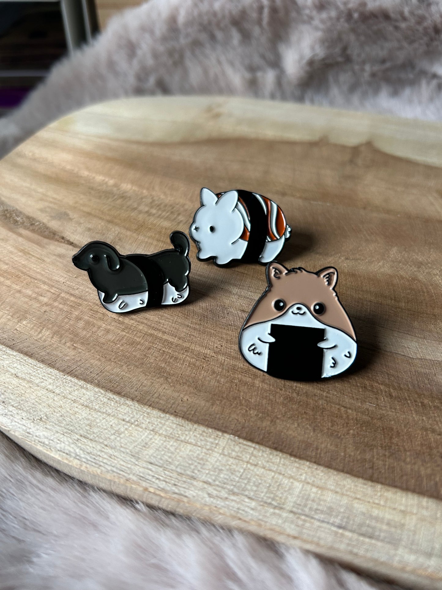 Sushi Animals || Animal Enamel Pin