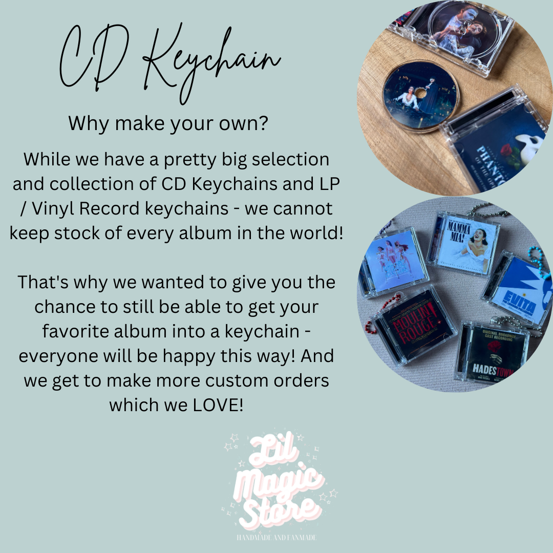 Custom CD Keychain - Make it yourself!