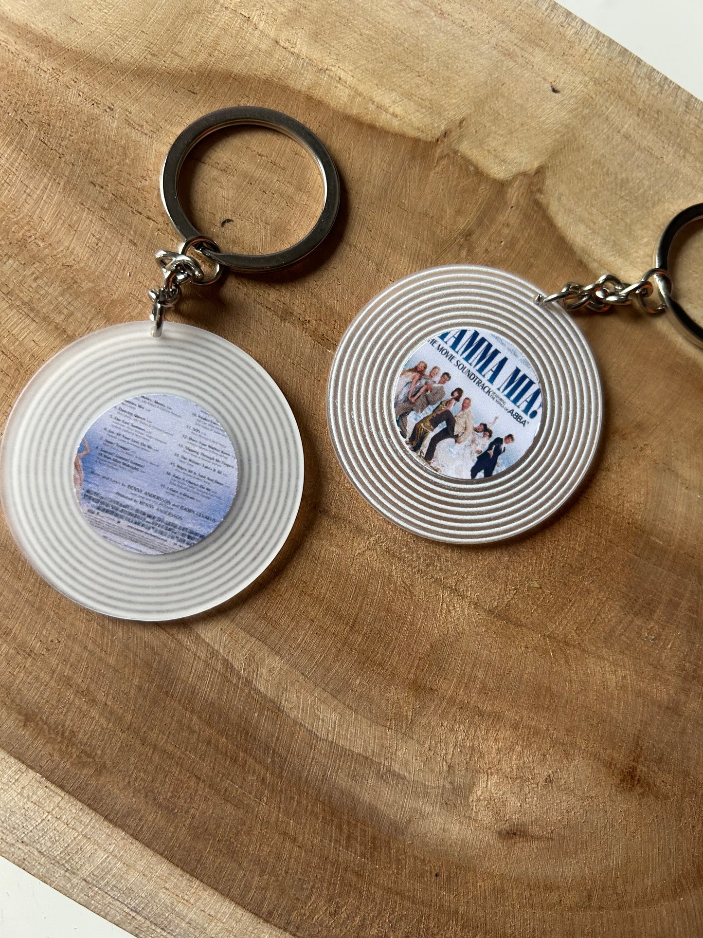 Mamma Mia! ||  Luxury Vinyl Record Keychain