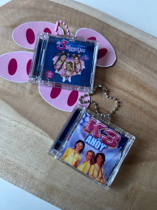 K3 CD Sleutelhangers || Mini CD Keychain