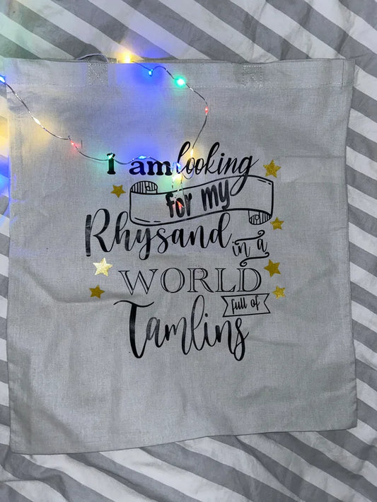 A Court of Thorns and Roses Quote Totebag || Tamlin x Rhysand Quote