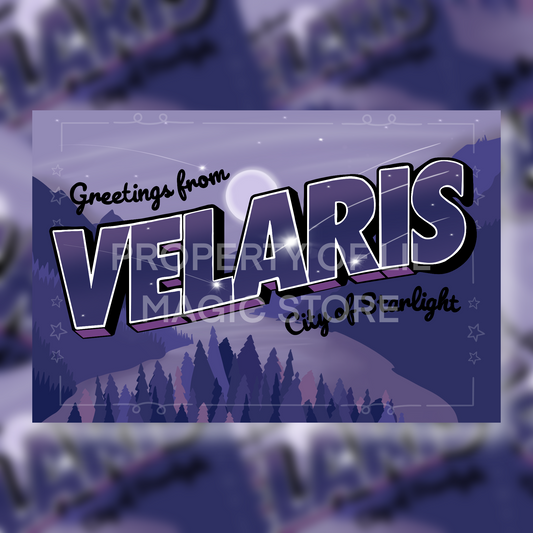 Greetings from Velaris || Postcard