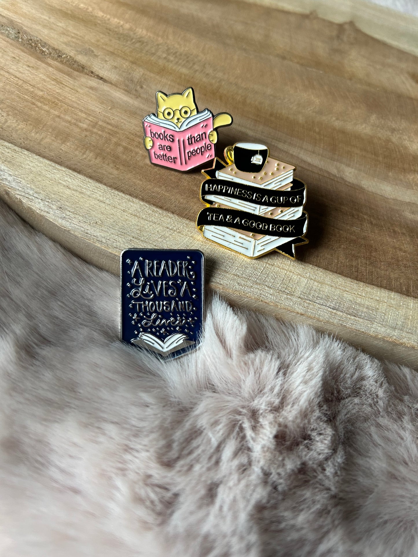 Bookish Enamel Pins Collection