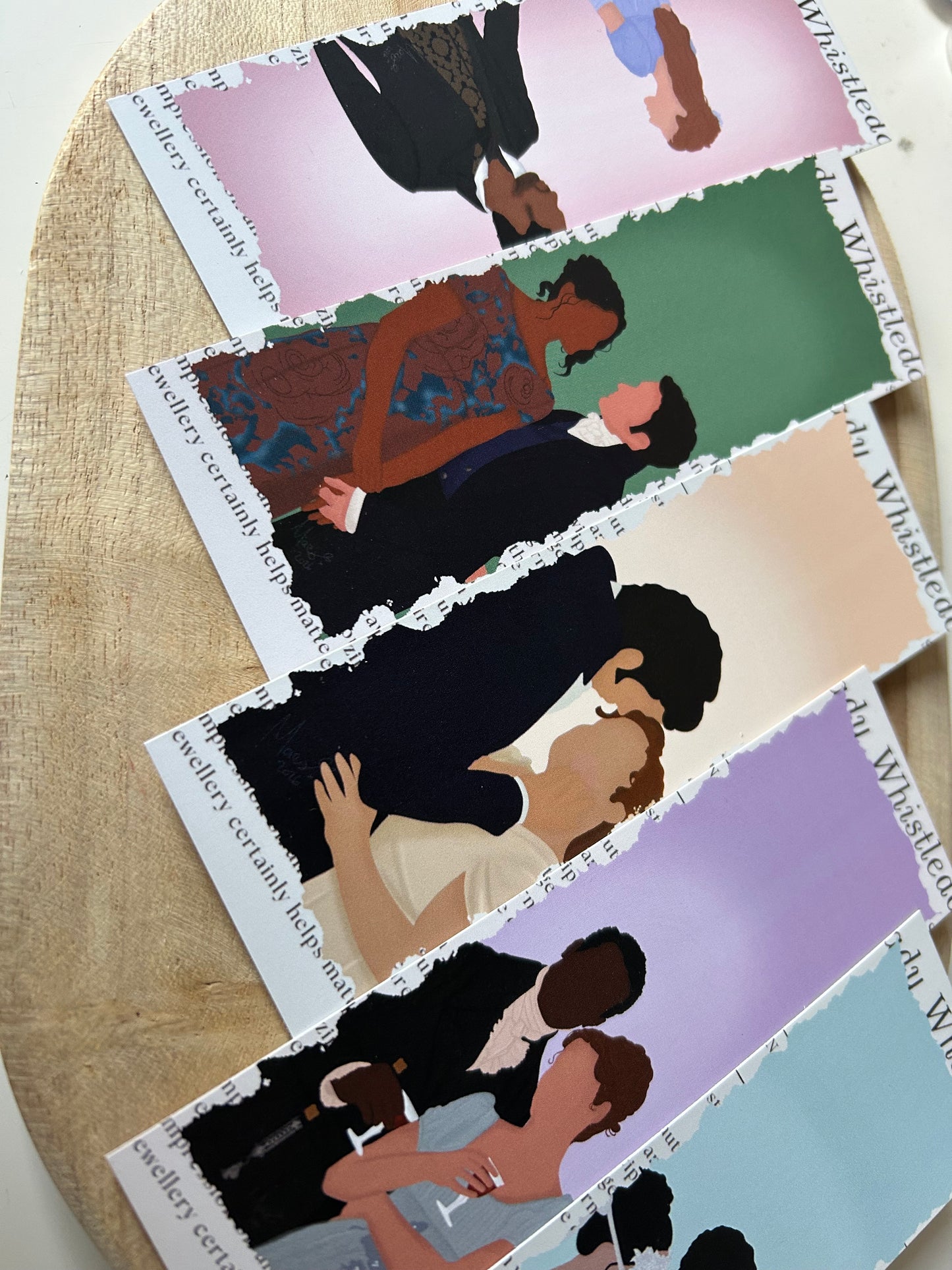 Dearest Gentle Reader || Bridgerton Bookmark Collection