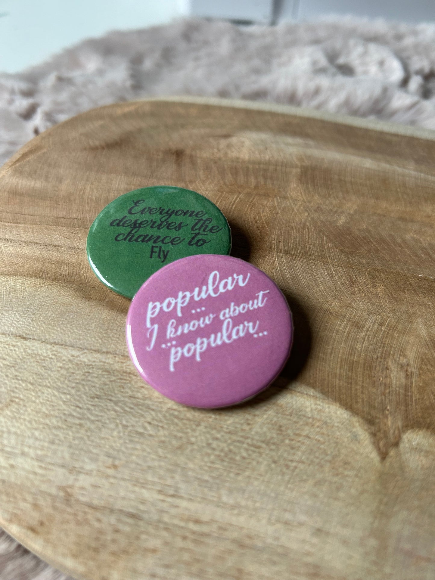 Elphaba & Glinda || Wicked Buttons