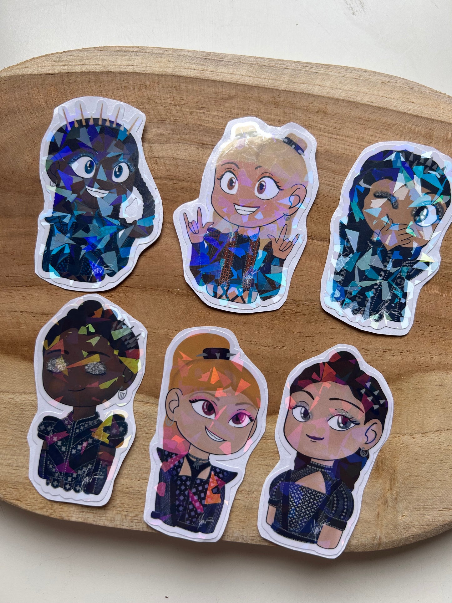 SIX The Musical SWALTS - Weather & Waterproof Stickers