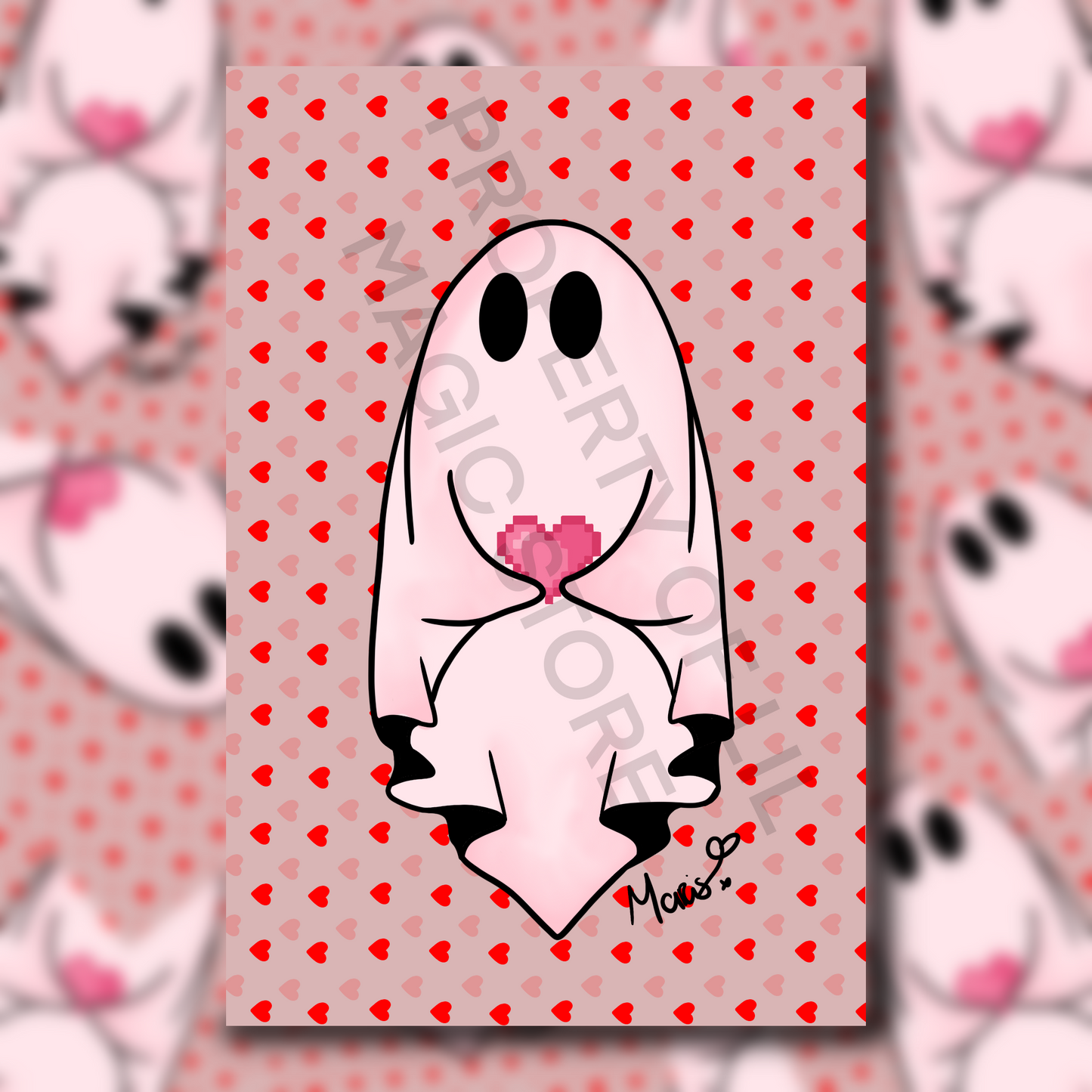 Valentine’s Collection 2025 || Give you my Spooky Heart Print