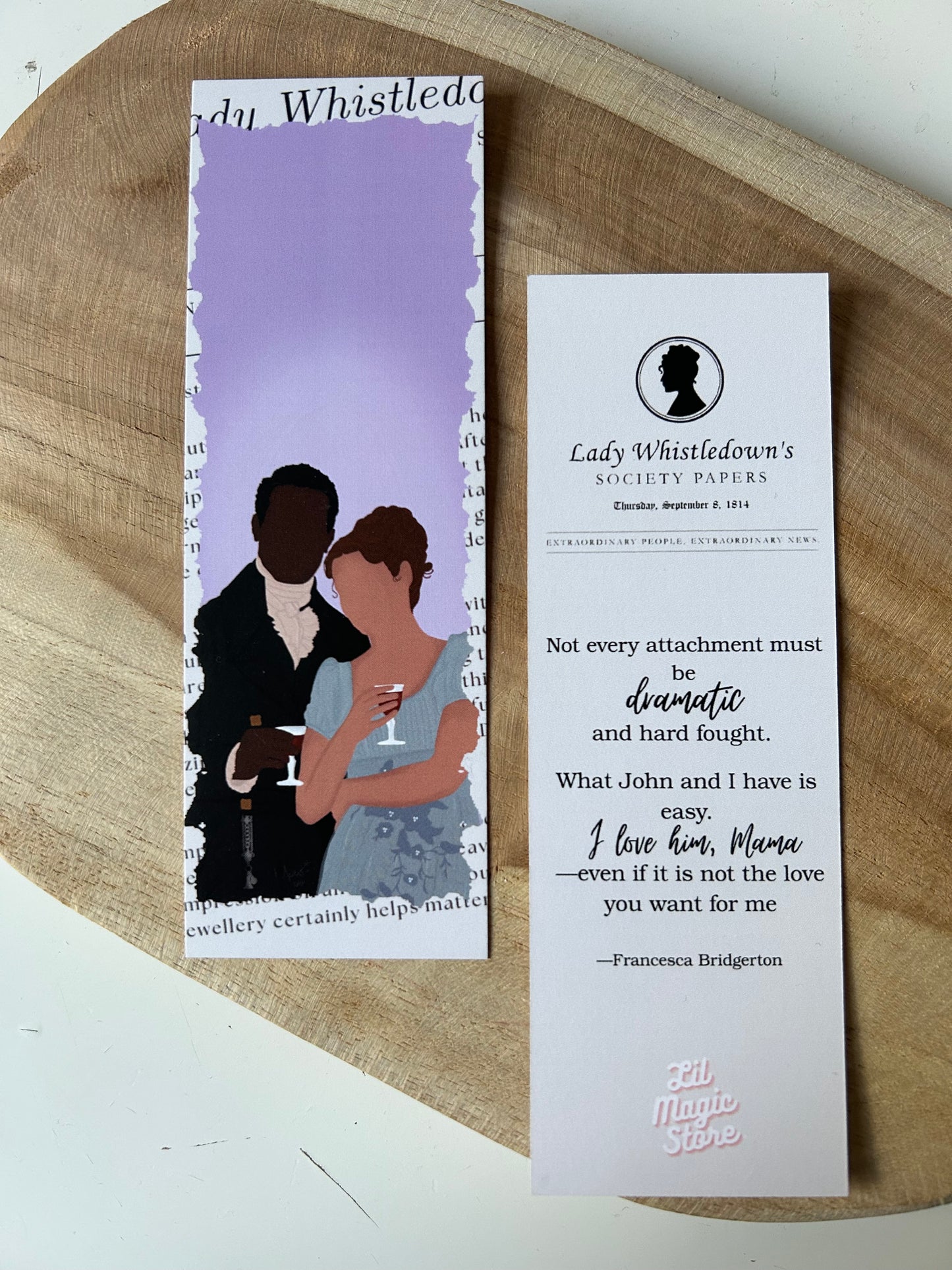 Dearest Gentle Reader || Bridgerton Bookmark Collection