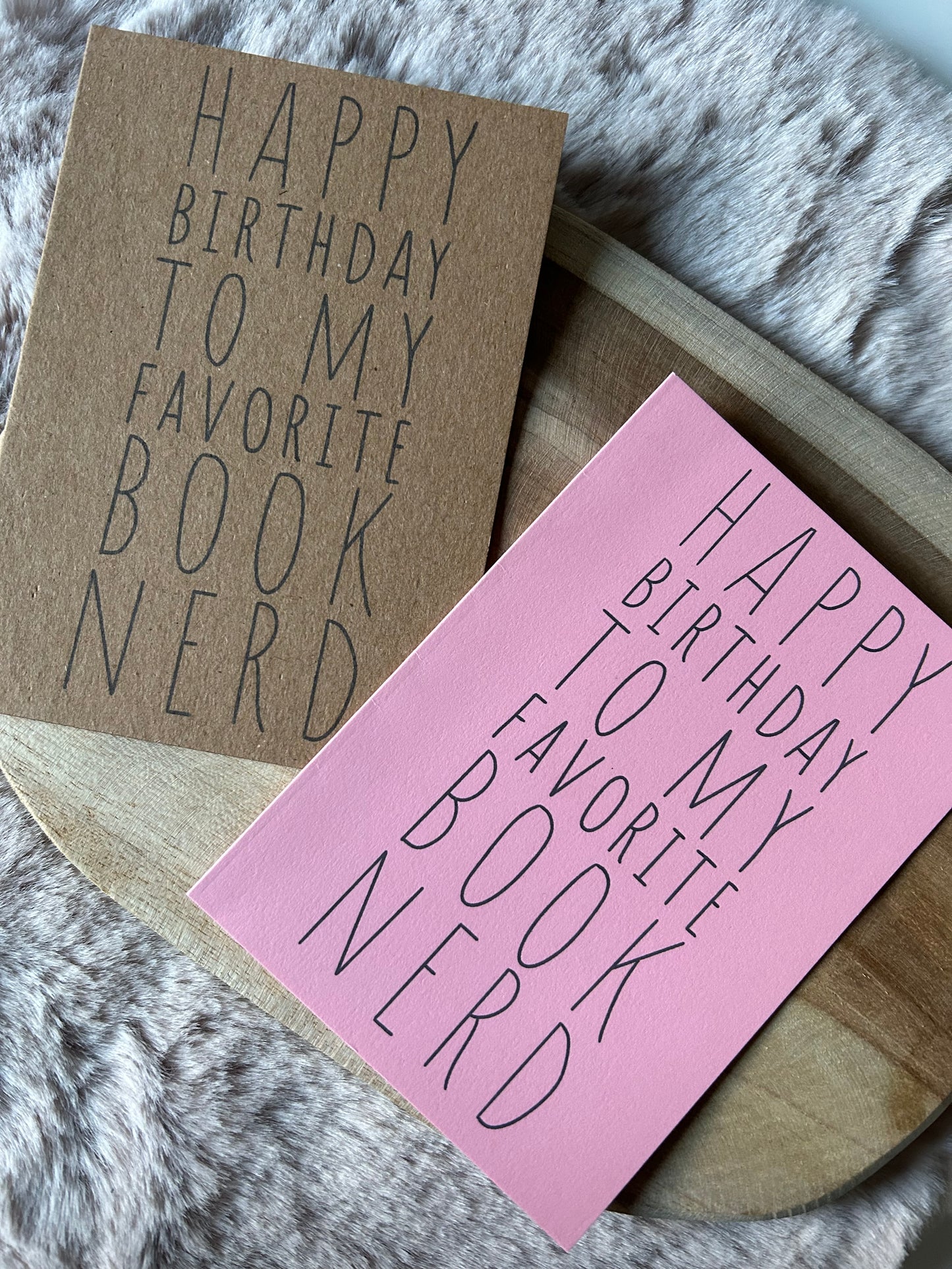 Happy Birthday to my favorite Book Nerd|| Quirky Greeting Card