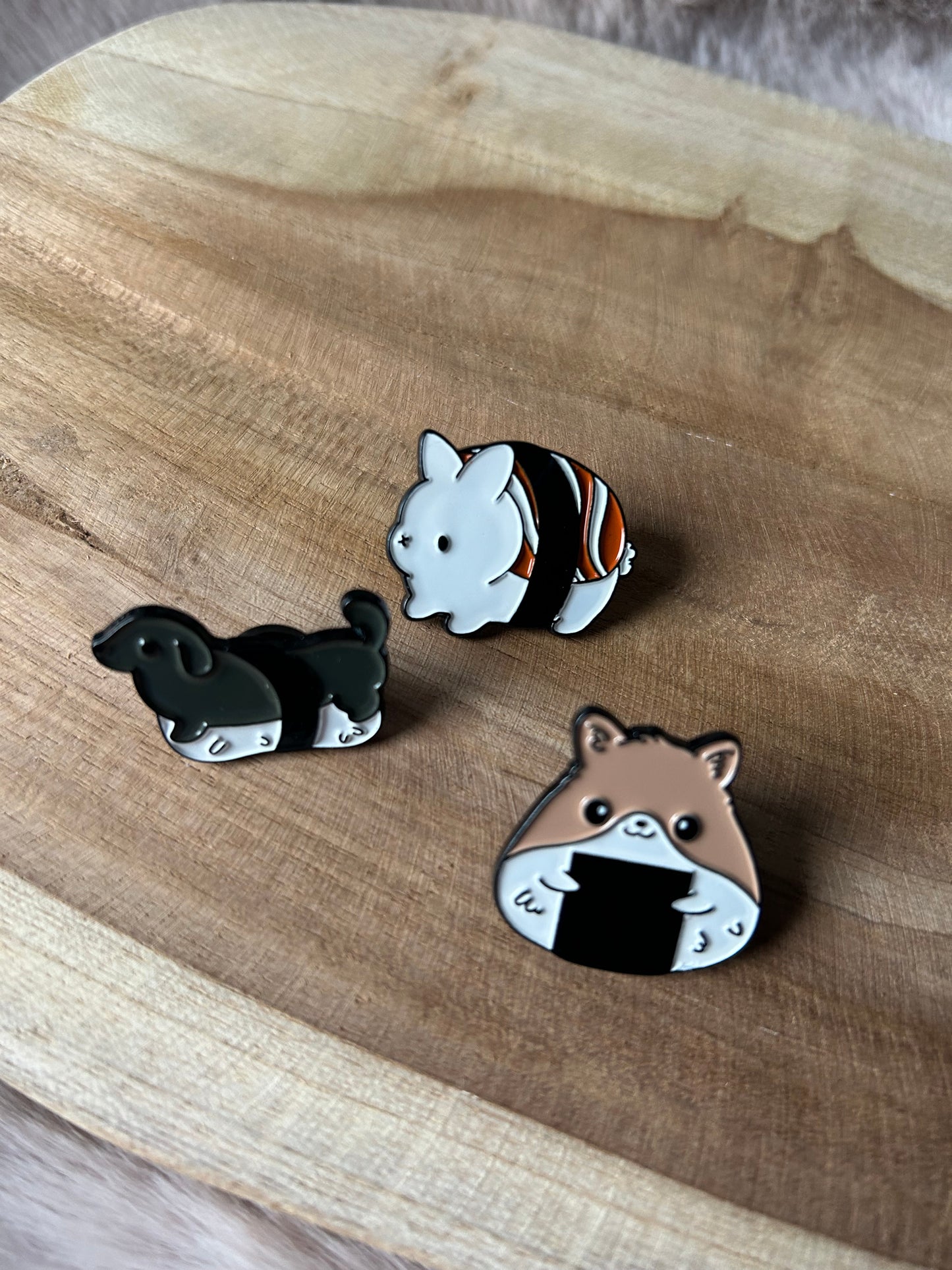 Sushi Animals || Animal Enamel Pin