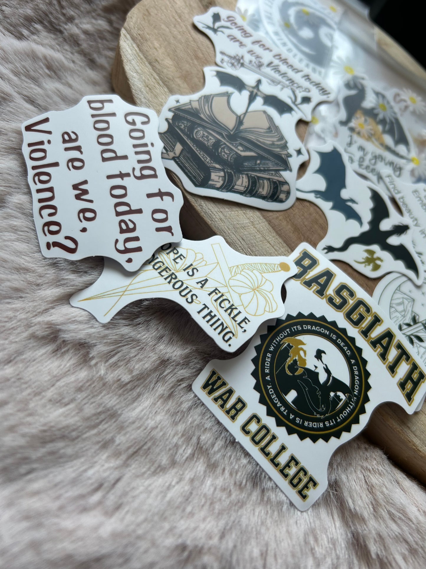 Fourth Wing || Mystery Sticker Pack