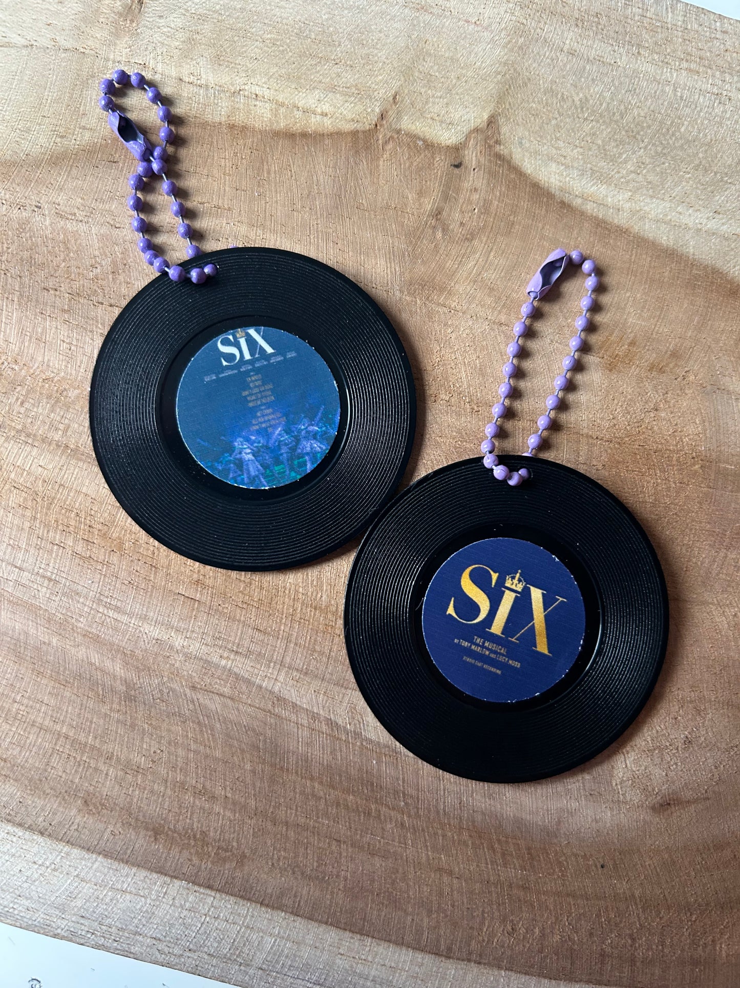 SIX the Musical || Vinyl Record Keychain