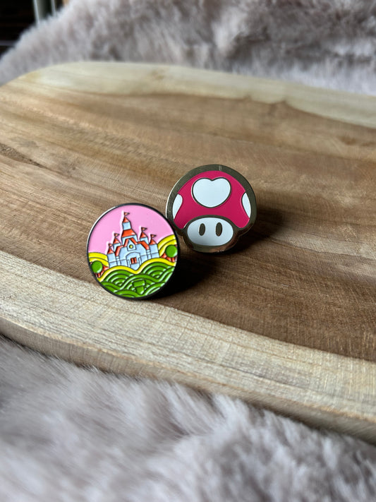 Mario Pins || VideoGame Enamel Pin