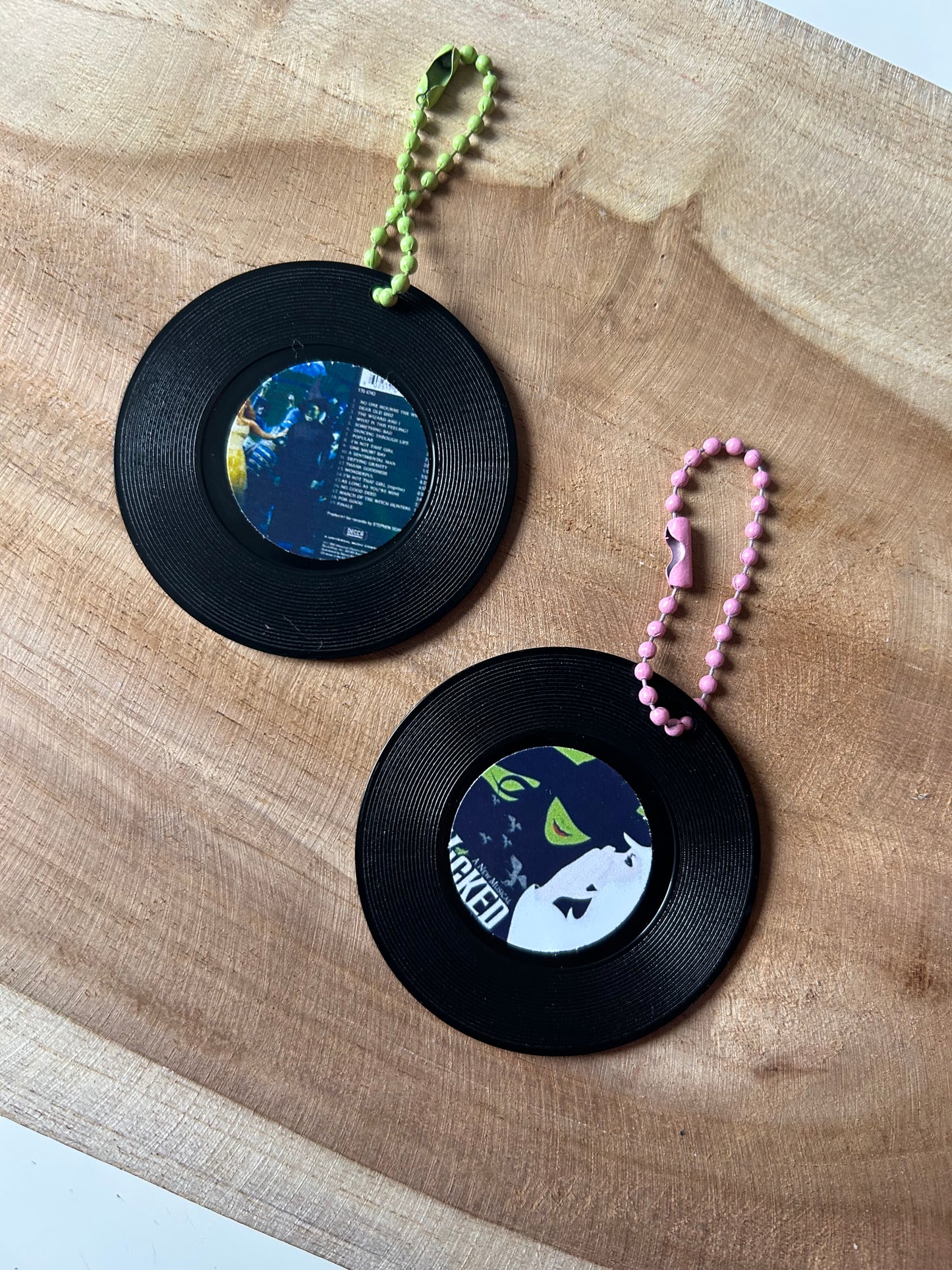 Wicked || Vinyl Record Keychain