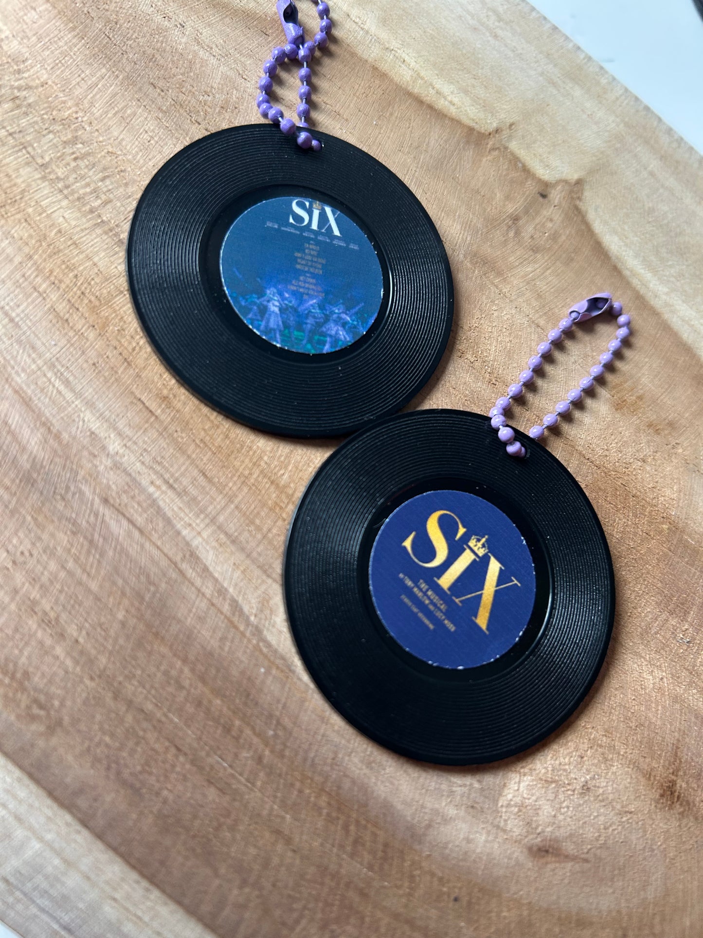 SIX the Musical || Vinyl Record Keychain