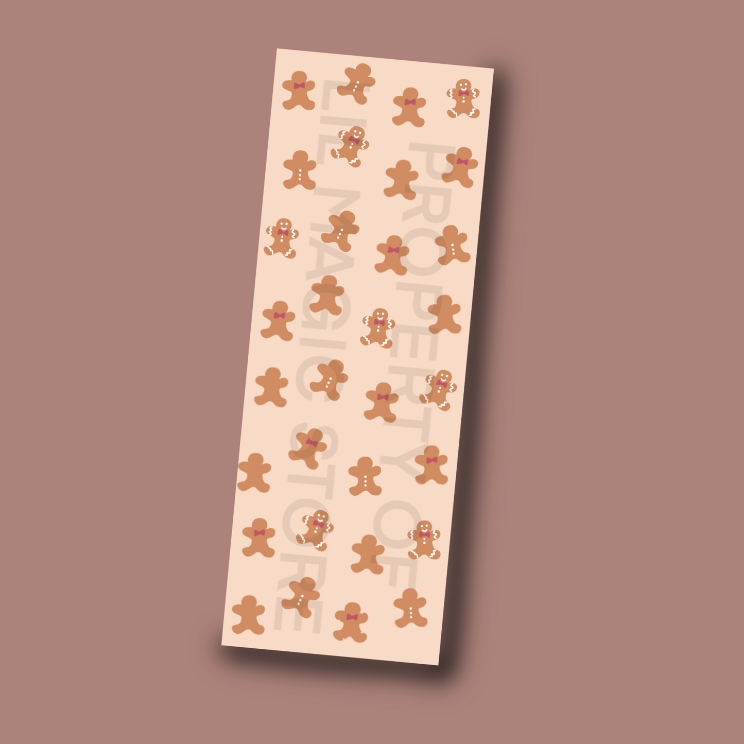 Christmas Bookmark Collection - Gingerbread Men