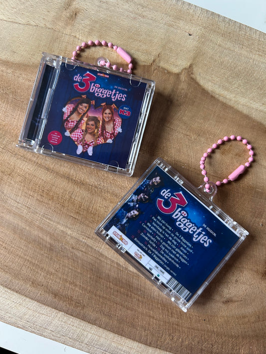 K3 & de 3 Biggetjes || Mini CD Keychain