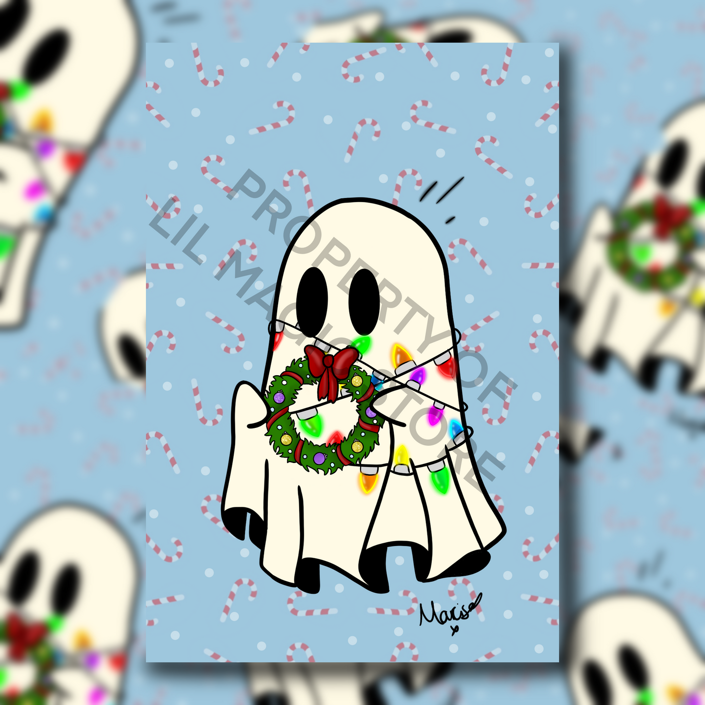 Christmas Collection 2024 - Spooky Christmas Print