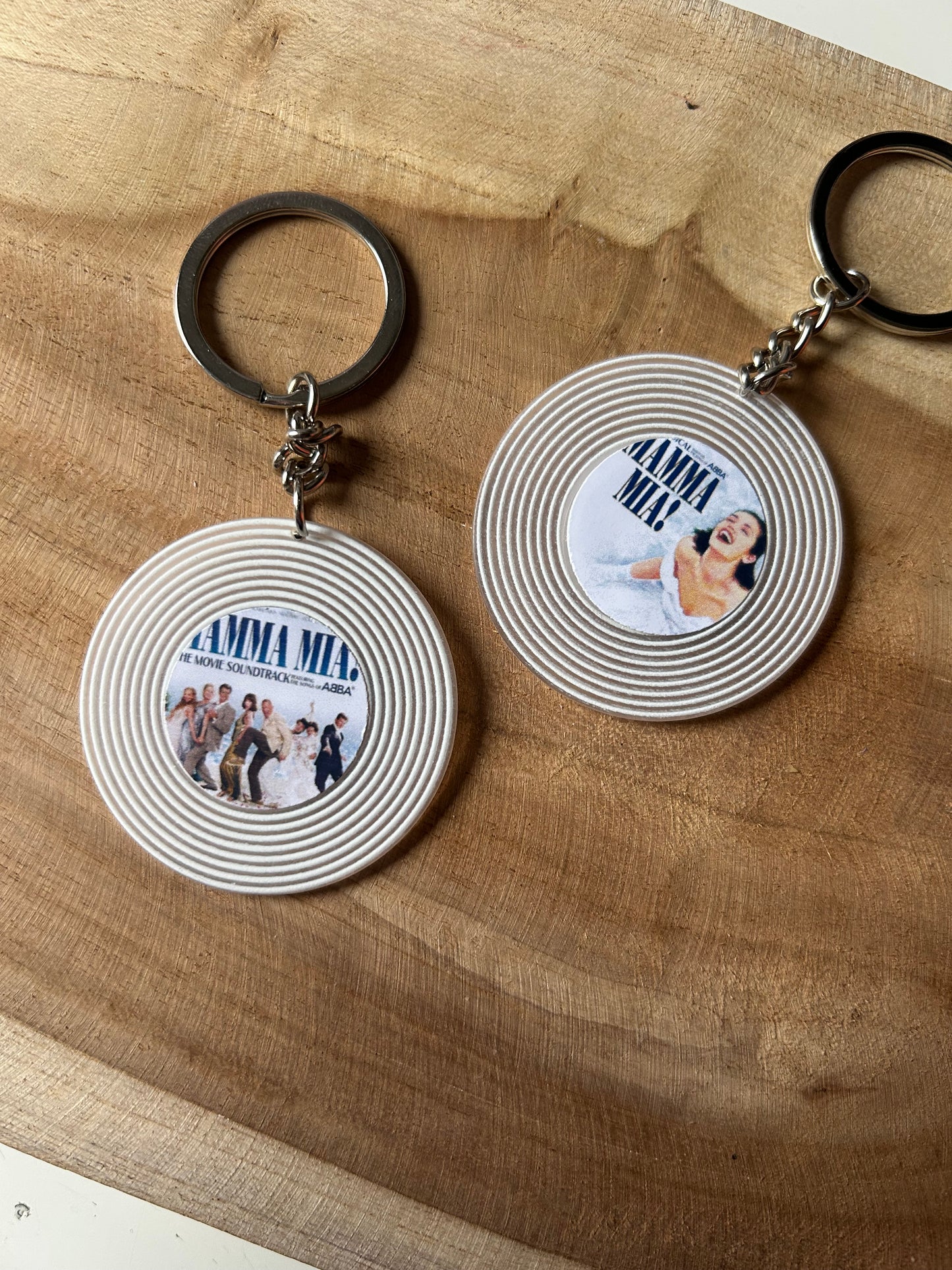 Mamma Mia! ||  Luxury Vinyl Record Keychain