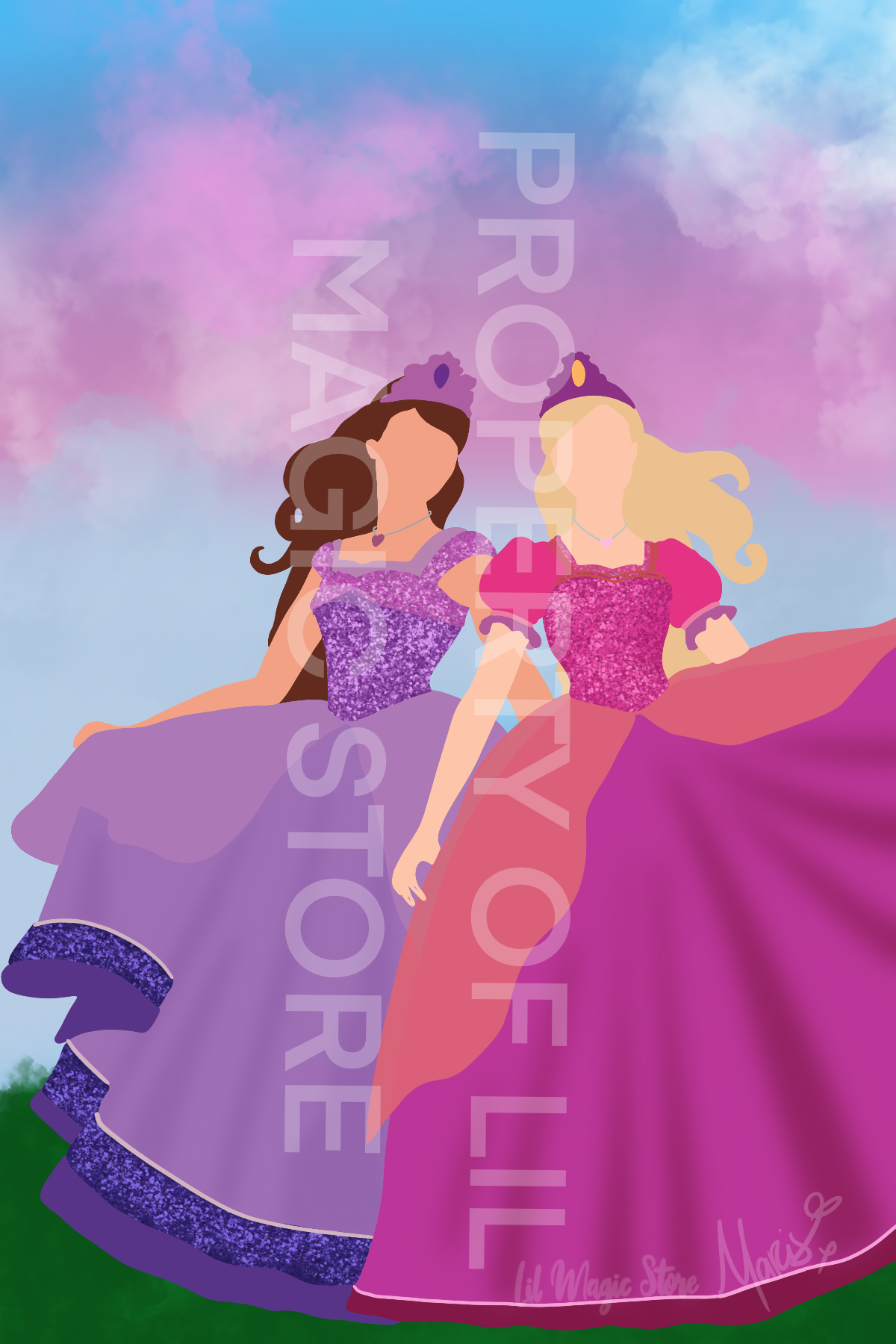 Barbie and the Diamond Castle || Art Print