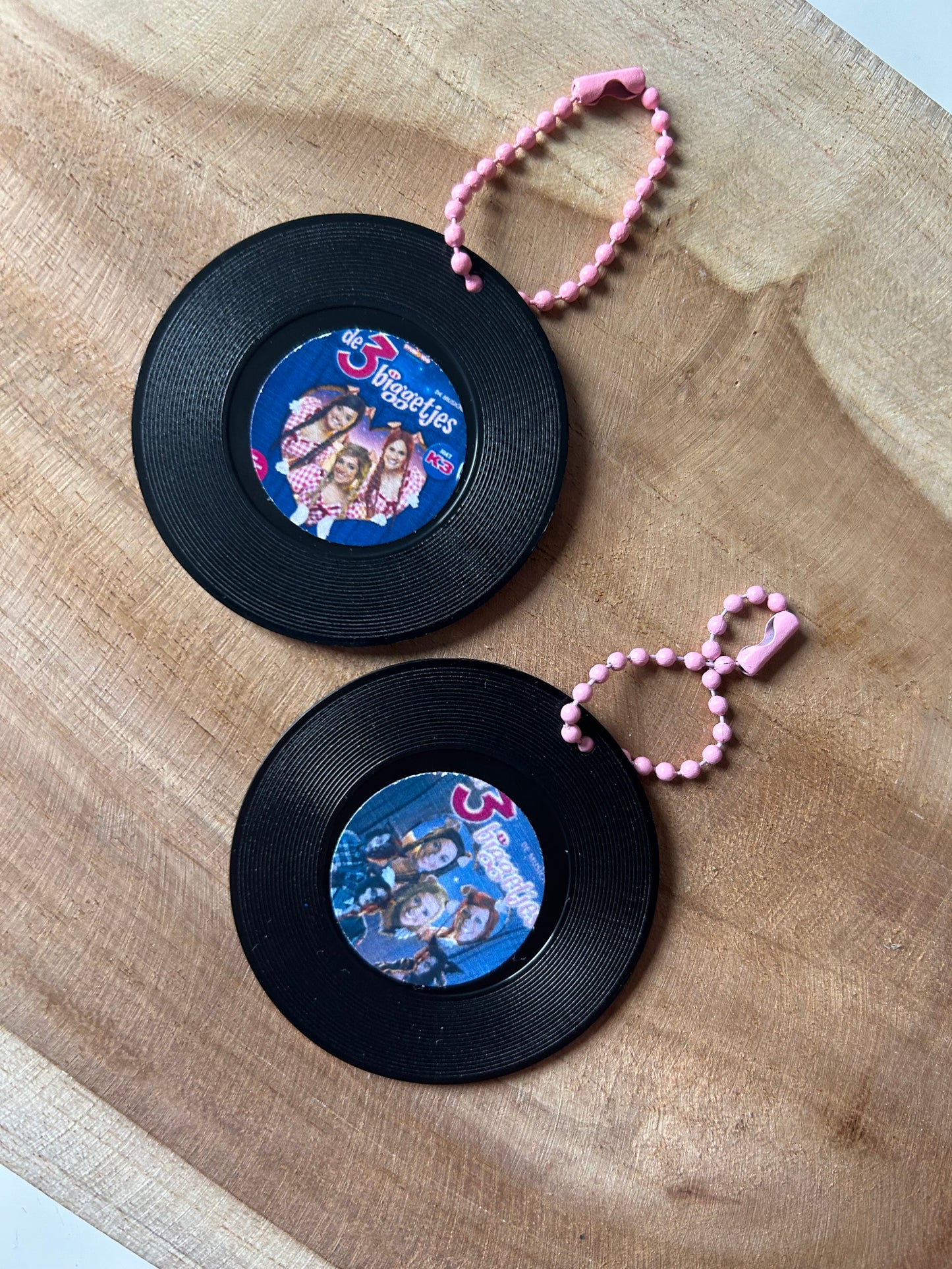 K3 & de 3 Biggetjes || Vinyl Record Keychain