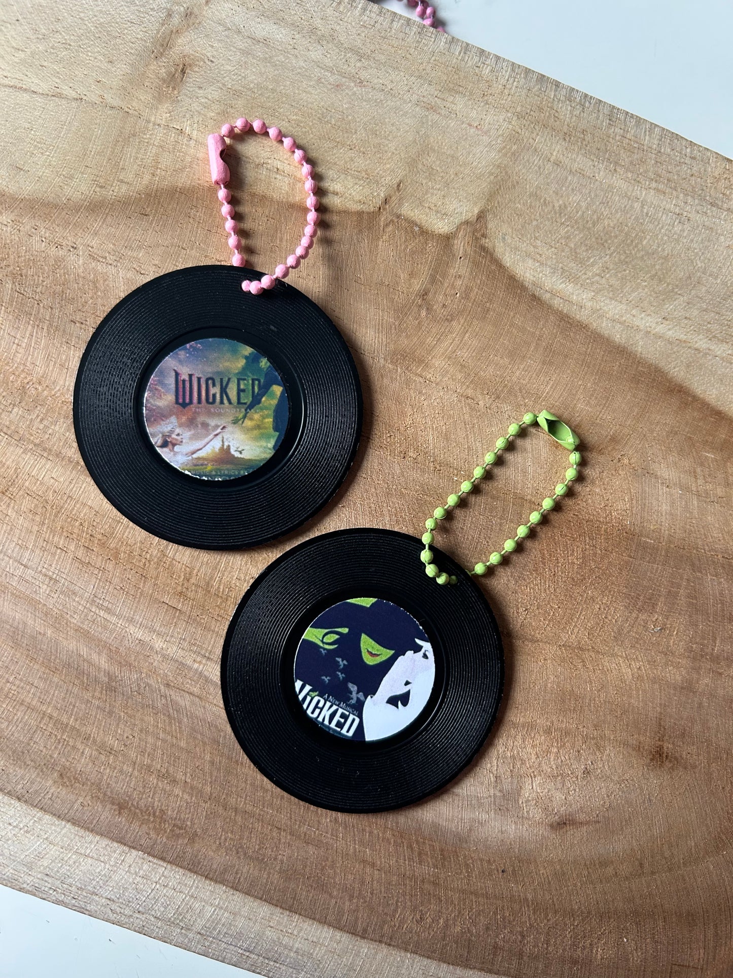 Wicked || Vinyl Record Keychain