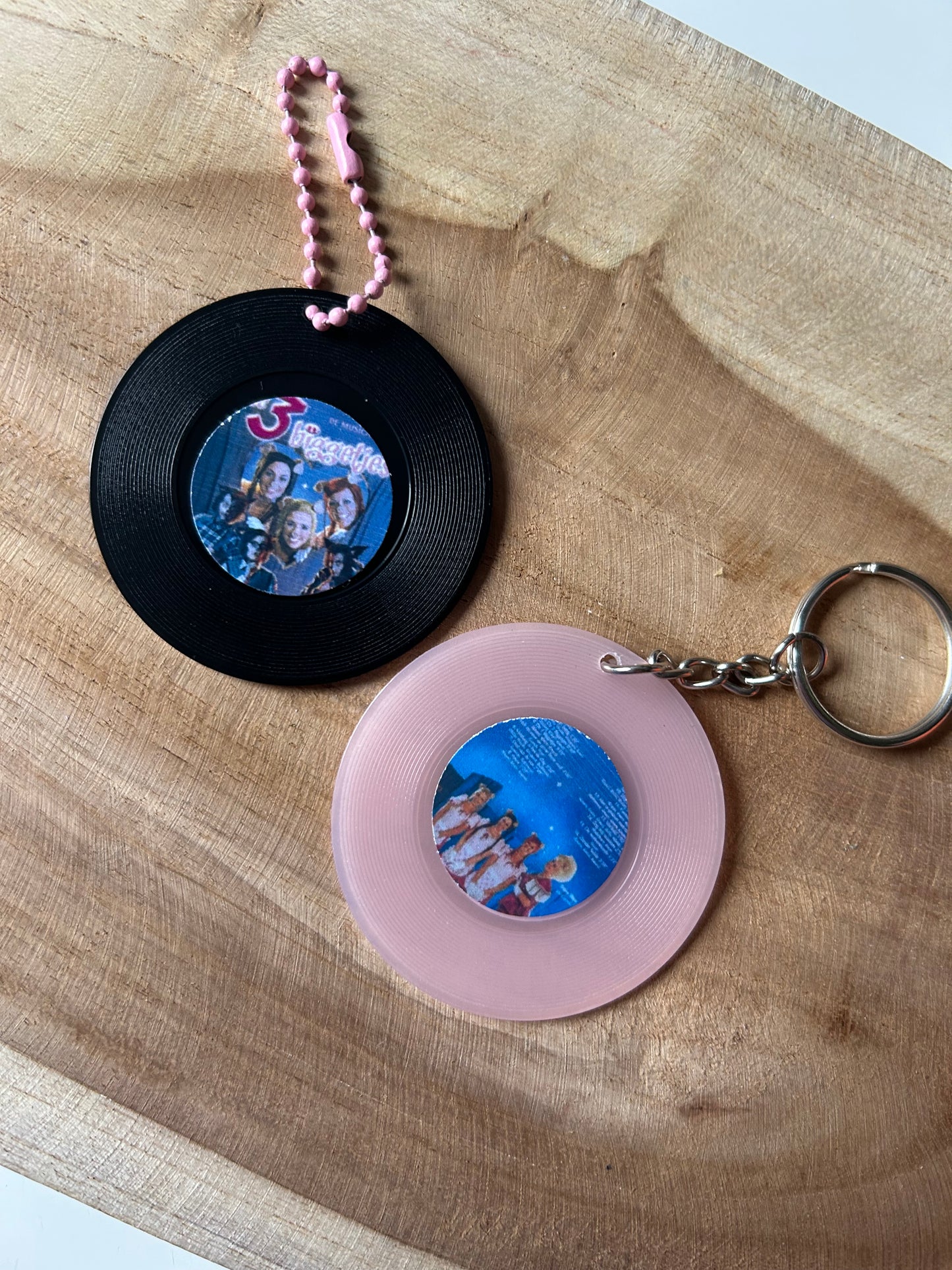 K3 & de 3 Biggetjes || Vinyl Record Keychain