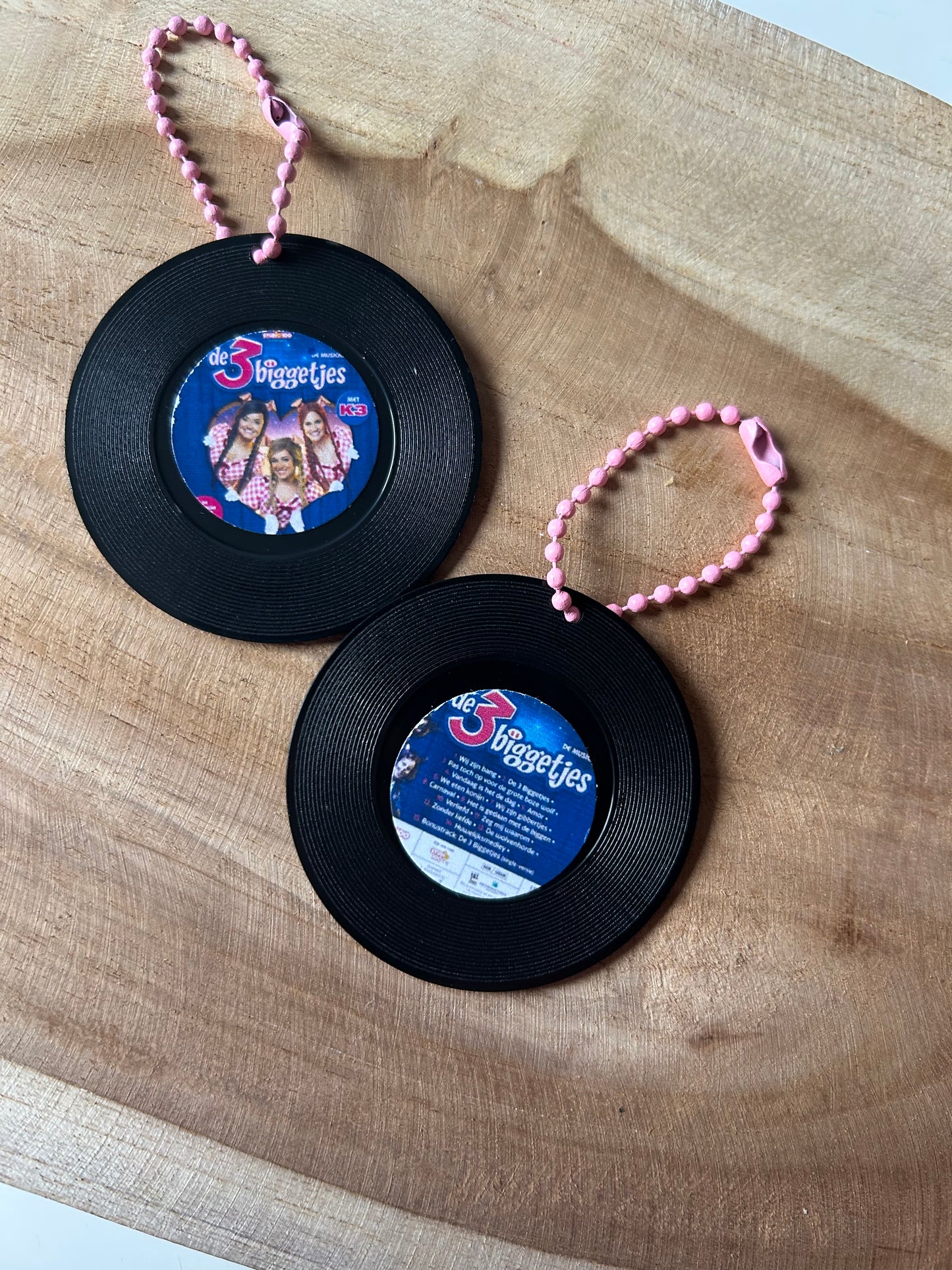 K3 & de 3 Biggetjes || Vinyl Record Keychain