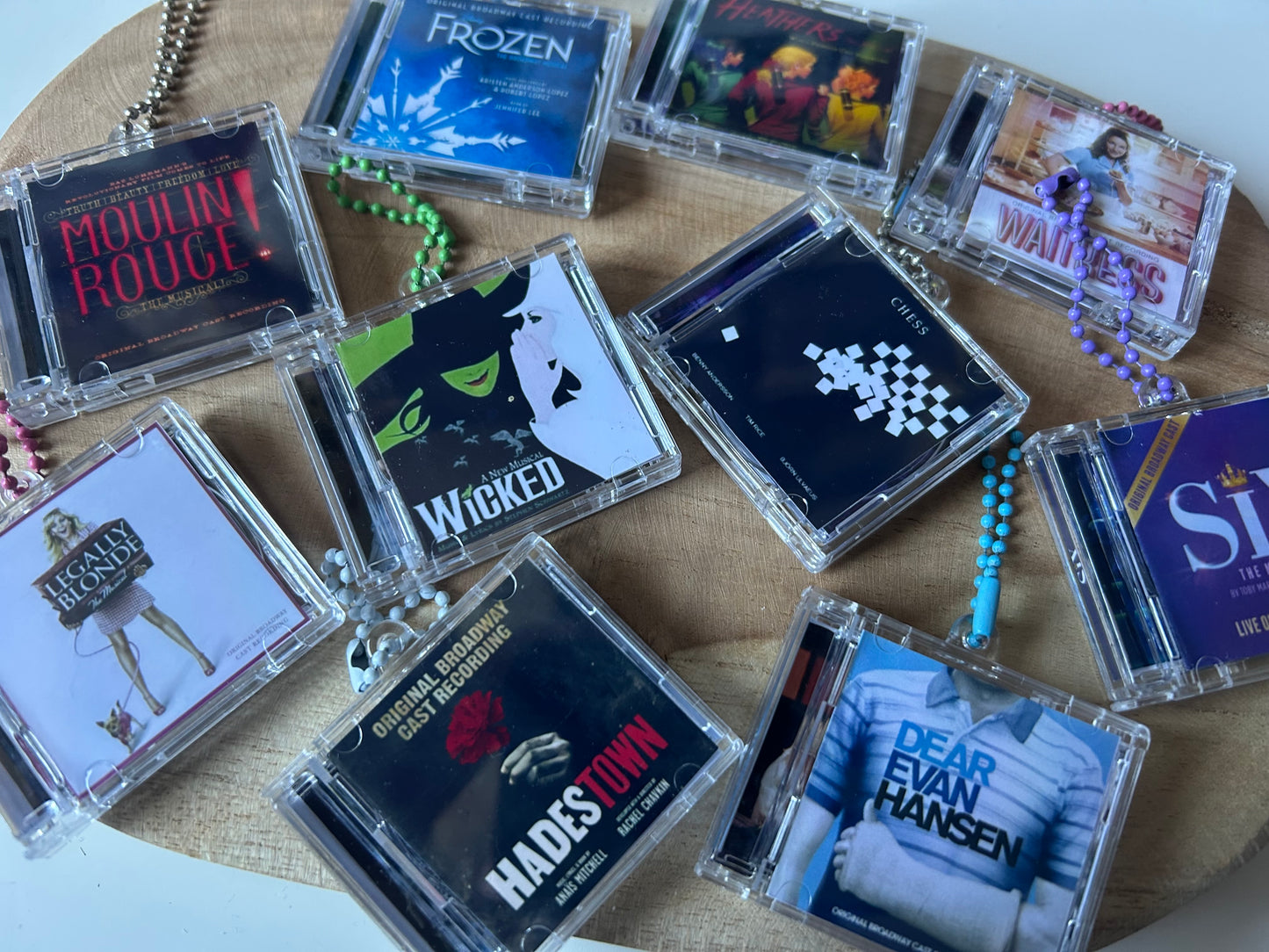 Broadway Musicals || Mini CD Keychain
