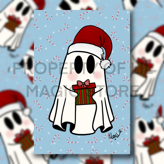 Christmas Collection 2024 - Spooky Christmas Print with Present