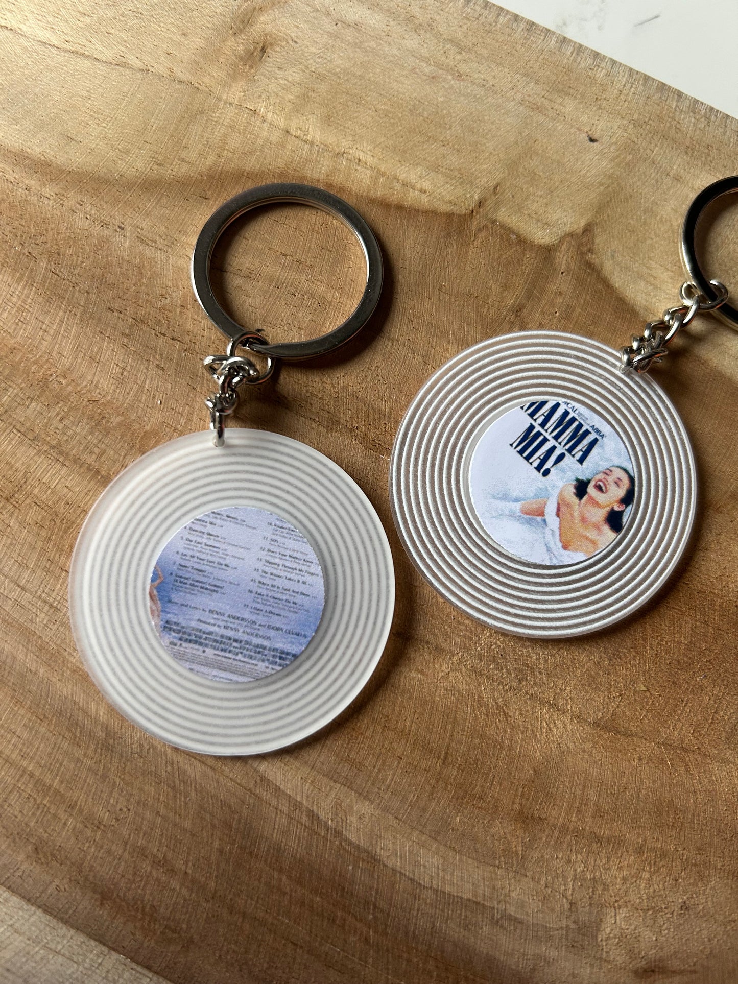 Mamma Mia! ||  Luxury Vinyl Record Keychain