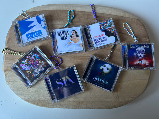 West End Musicals || Mini CD Keychain
