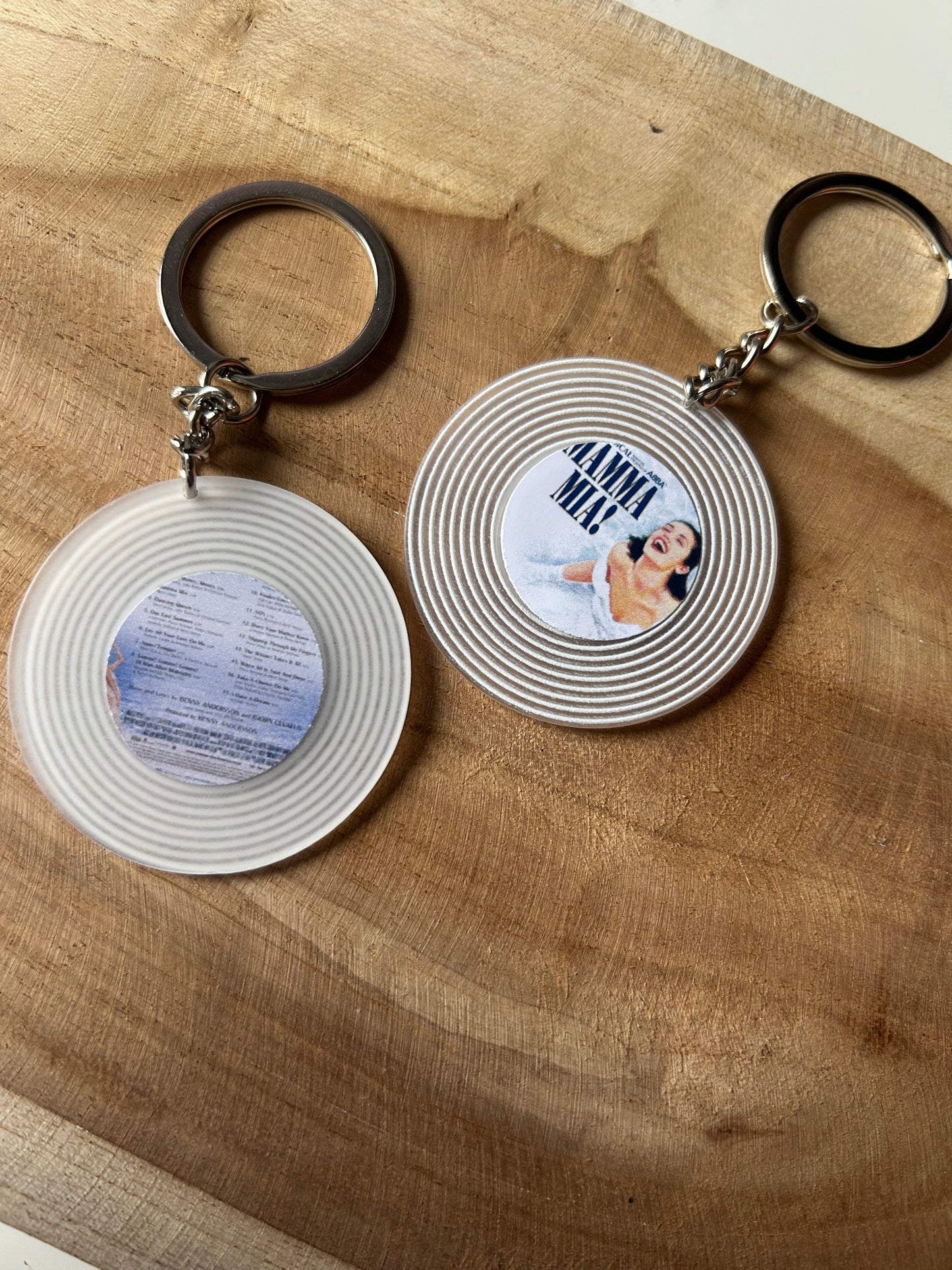 Mamma Mia! ||  Luxury Vinyl Record Keychain