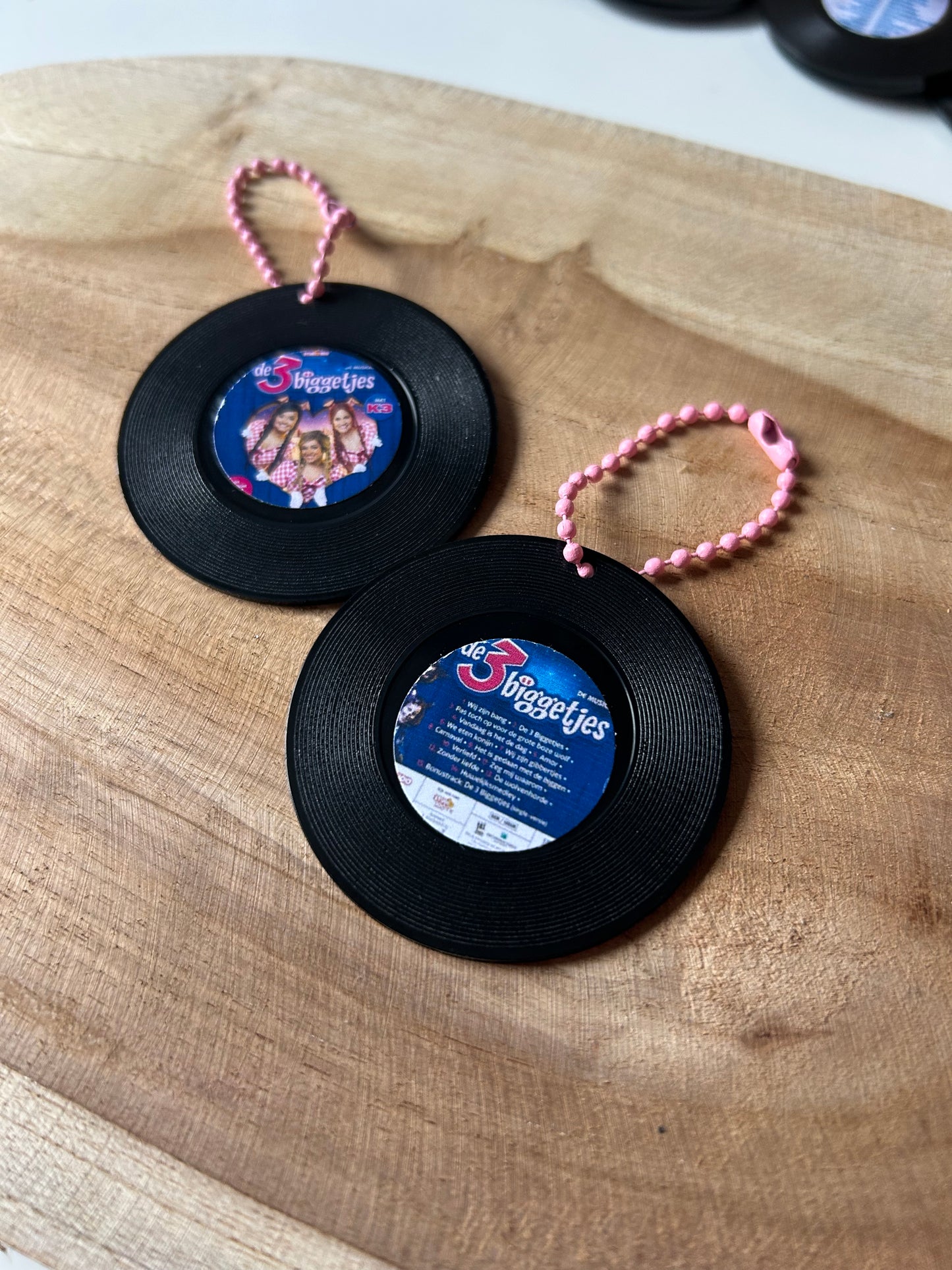 K3 & de 3 Biggetjes || Vinyl Record Keychain