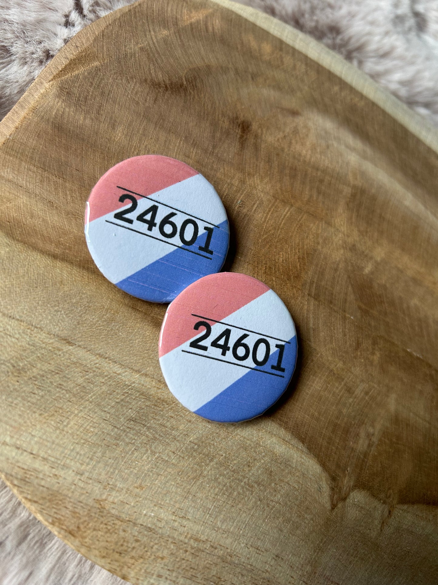 Les Miserables Button | 24601 | 37 MM