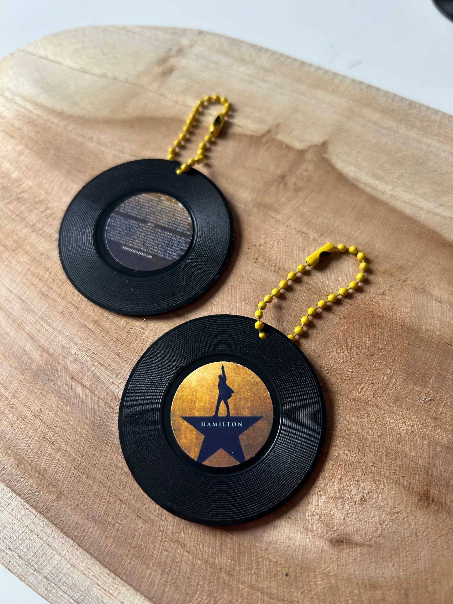 Hamilton || Vinyl Record Keychain
