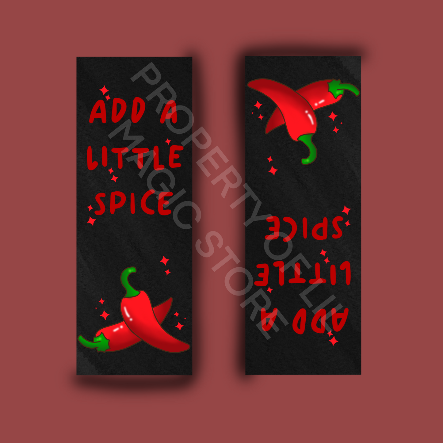 Add a little bit of ✨spice✨ || Handmade Bookmark