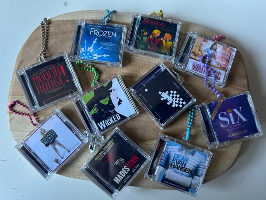 Broadway Musicals || Mini CD Keychain