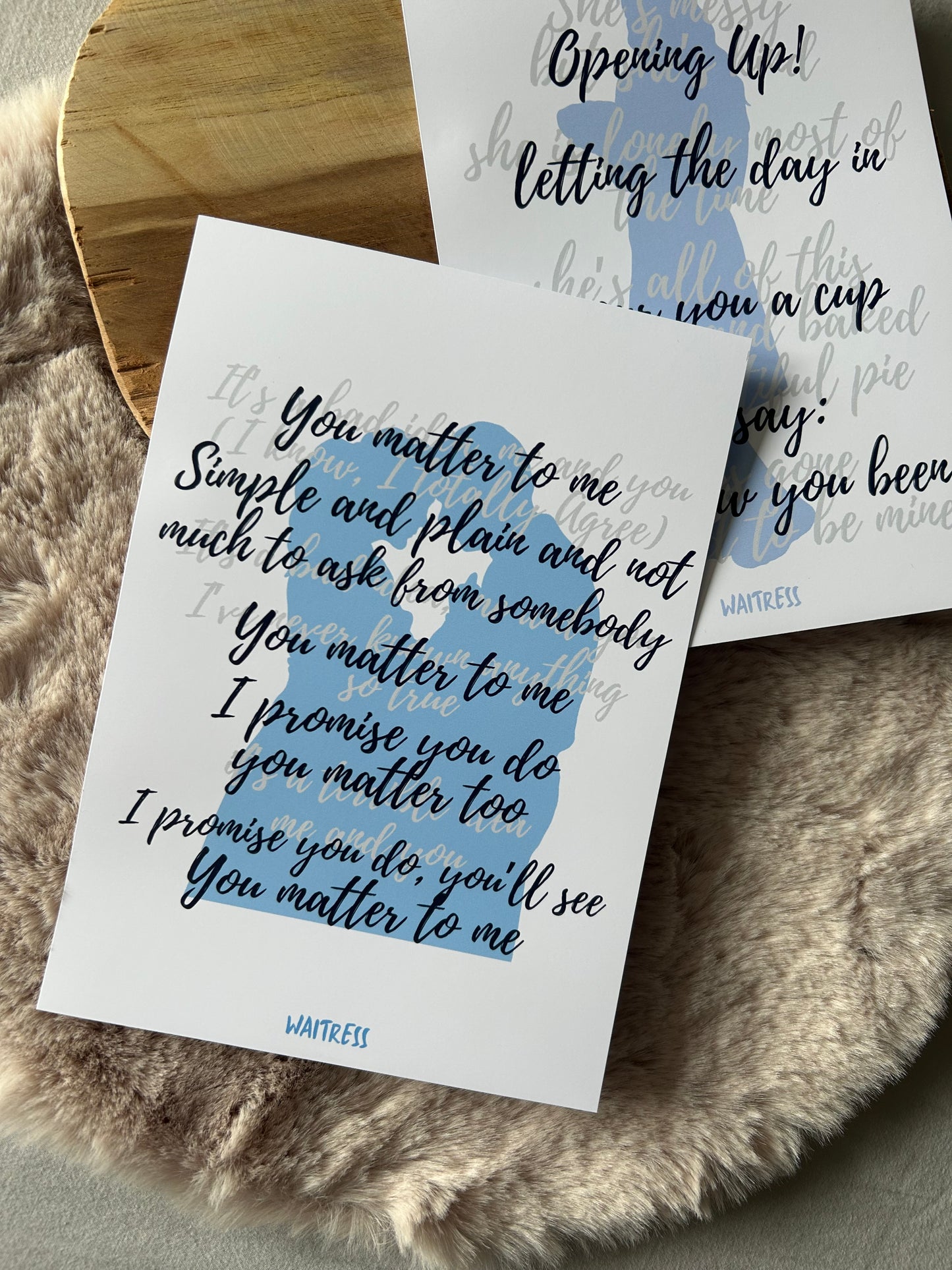 Waitress || Musical Quote Poster